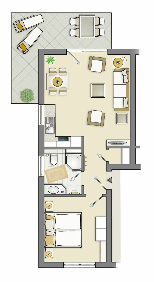 Ferienwohnung in Dierhagen - Garten-Maisonette-Ferienwohnung - Bild 16