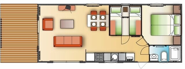 Ferienhaus in Schwedeneck - Haus 12 - Bild 7