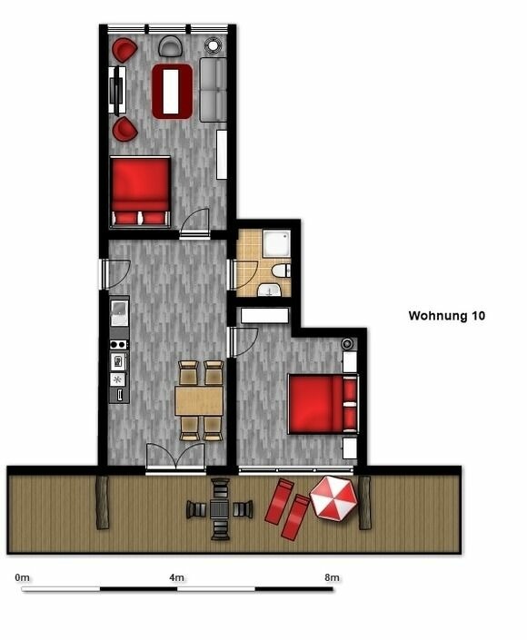 Ferienwohnung in Fehmarn OT Burgtiefe - Am Rundsteg 9 - Bild 17