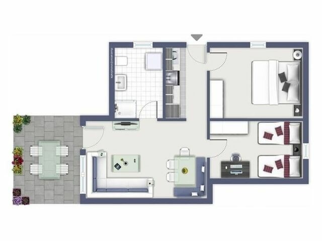 Ferienwohnung in Dahme - Jacobihof Haus 9 Wohnung 02 - Bild 11