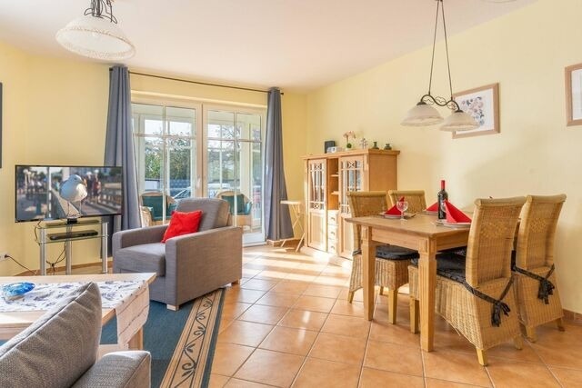 Ferienwohnung in Binz - Ferienwohnung 2 "Kranich" Villa Vogelsang in Binz, 3-Raum, Parkplatz, WLAN, Wintergarten, Terrasse - Bild 6