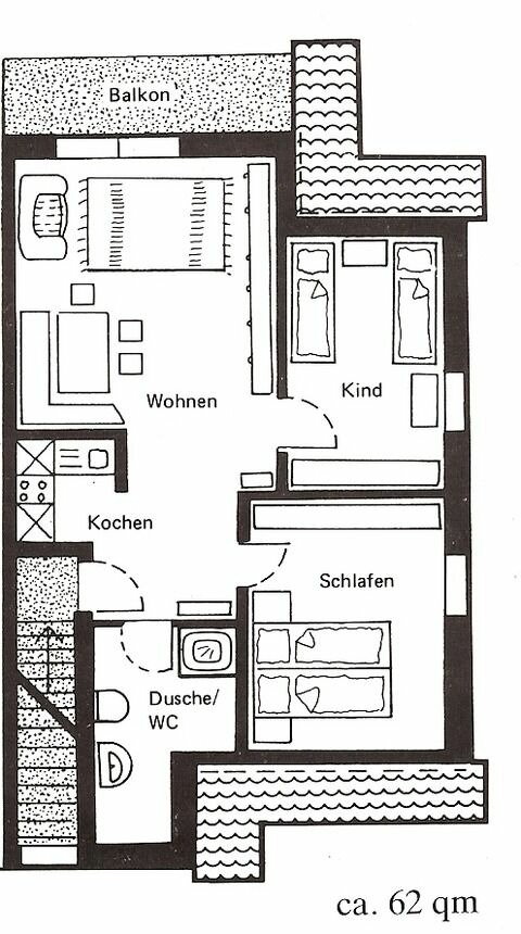 Ferienwohnung in Fehmarn - Ferienwohnung Bartels in Petersdorf mit Balkon - Bild 11