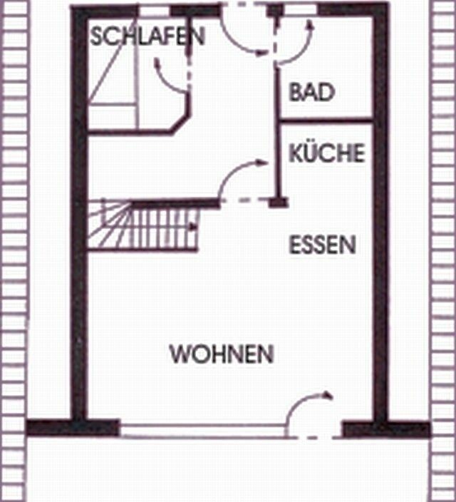 Ferienhaus in Kappeln - Ferien bei Woydt - Koje mit Schleiblick - Bild 6