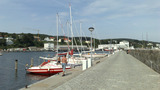 Ferienwohnung in Sassnitz - Kreidefelsen mit Balkon - Sassnitz - der Hafen mit der Mole